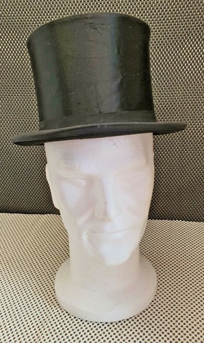 Ancien chapeau noir haut - noir,