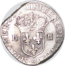 S4251 Rare 1/4 Ecu Croix De