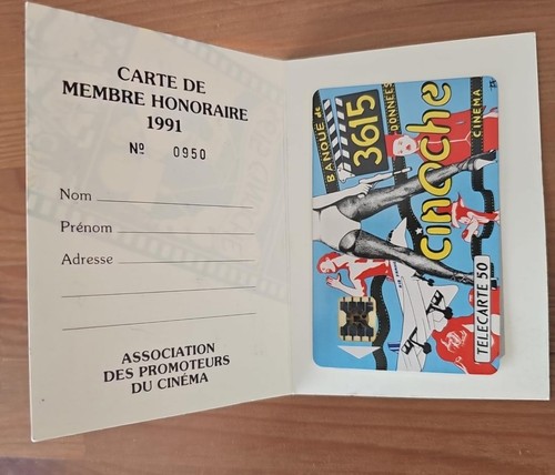 Rare télécarte 3615 cinoche - télécarte,