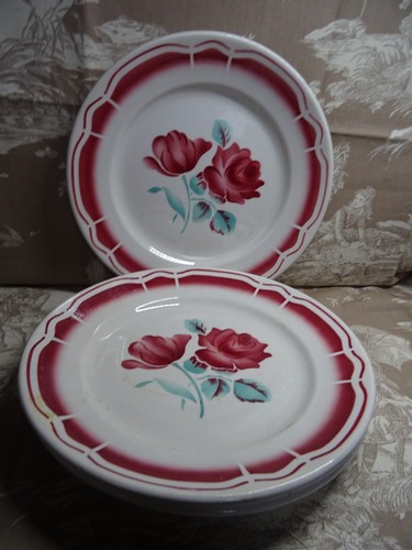 Assiettes plates badonviller - 4,