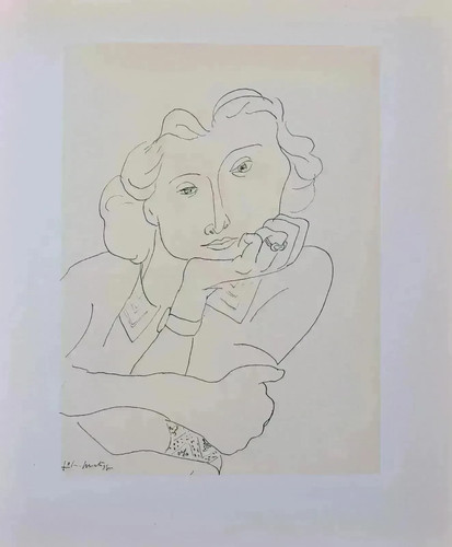 Henri matisse femme pensive - henri,