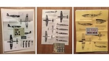1/72 1/48 AVIATION USK 4002 4203 7115 : AU CHOIX DECALS P-51 MUSTANG BF 109G/K