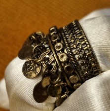 Bague À Pampilles Métal Vieilli Style Oriental Marque Satellite Taille 53...