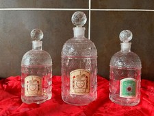 - ANCIENNES BOUTEILLES D’EAU DE COLOGNE IMPÉRIALE ET COQ DE GUERLAIN