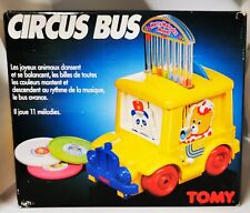 CIRCUS BUS TOMY complet fonctionnel 4 disques - boîte vintage 1989 