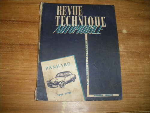 Revue technique panhard dyna - technique,