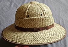 Chapeau colonial paille