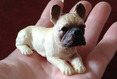 Figurine chien résine - figurine,