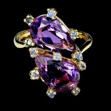 925 Bague en Argent Poire