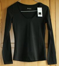 TEE SHIRT Femme Marque BASIC BY MIM - Couleur Noire - taille S Manches longues 