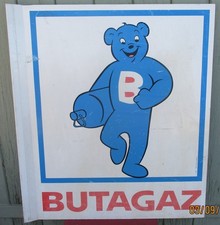 Enseigne butagaz ancienne - butagaz,