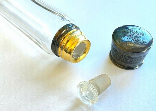 Flacon sel argent cristal - argent,