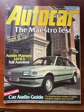AUTOCAR Magazine 28/05/1983; Austin Maestro 1.6 HLS/ SPA/ Volvo 760 GLE