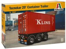 ITALERI - Semi porte container et container 20 pieds aux couleurs Kline en ki...