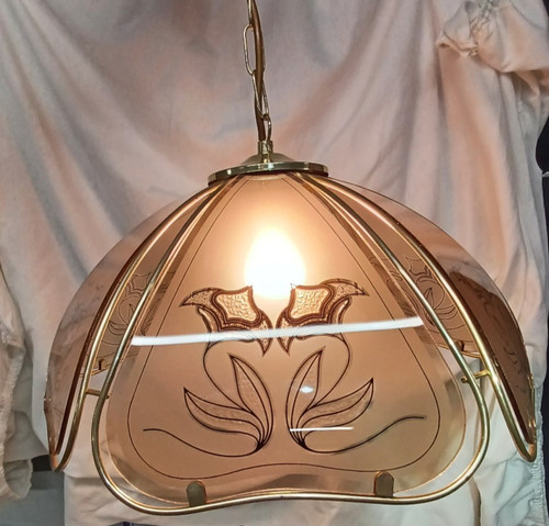 Lustre ancien vintage 1960 - lustre,