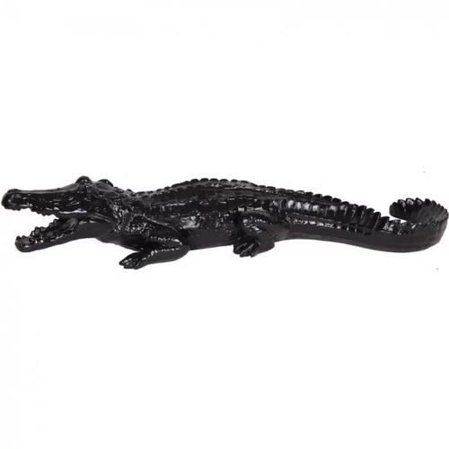 Statue résine crocodile - en,