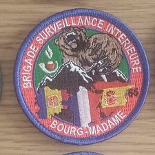 Ecusson tissu douane