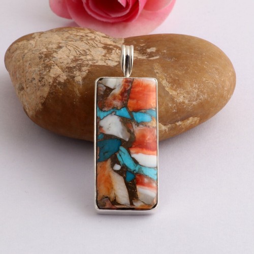 Pendentif fait main argent - fait, en