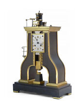 Pendule industrielle par Guilmet french industrial clock uhr reloj mystery