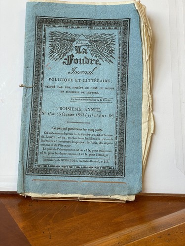 Foudre journal des - foudre,,
