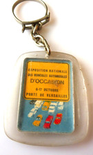 PORTE CLES KEYCHAIN - BLOC-FEU EXTINCTEURS A MASSY VOITURES OCCASION RECTO-VERSO
