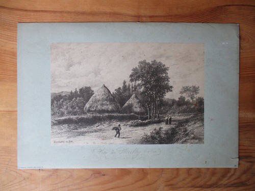 Ancienne estampe lithographie - ancienne,