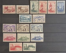 TRÈS BEL ENSEMBLE DE TIMBRES DU MAROC ET FEZZAN COLONIES FRANÇAISES NEUFS**