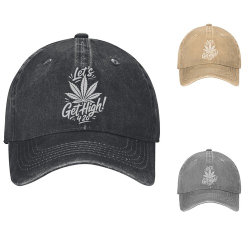 Cannabis leaf baseball cap 420 - baseball,