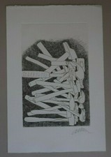 ARMAN - Marteaux - Pointe-sèche originale - 1993 - signée au crayon  