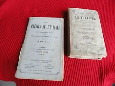 2 livres Les poésies de l'Enfance ,  et les Fables de la Fontaine