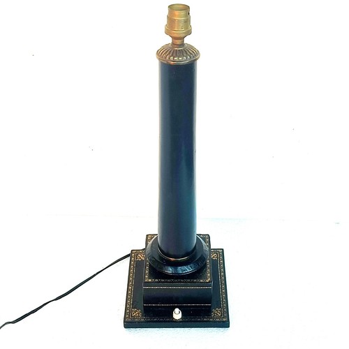 Ancienne lampe gainée - gainÉe, cuir
