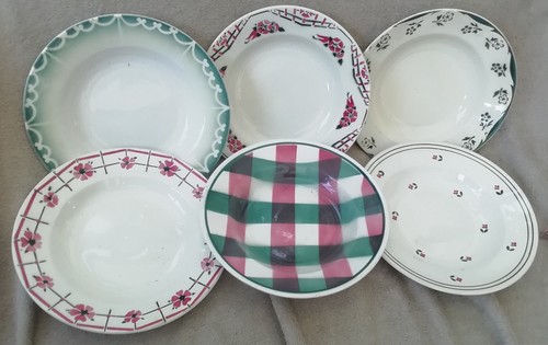 Assiettes creuses - 6,