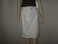 CACHAREL Jupe Vintage T44 Blanche VFJ027