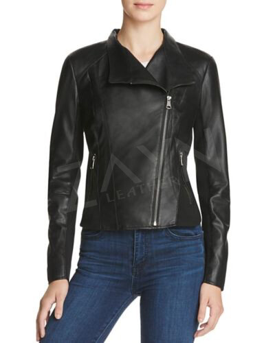 Blouson moto motard cuir - de,