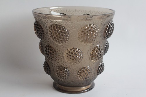 Verlys vase verre fumé - vase,