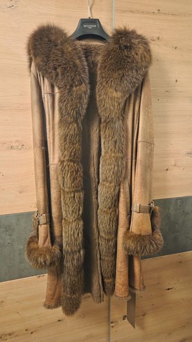 Veste fourrure cintrée - , cuir