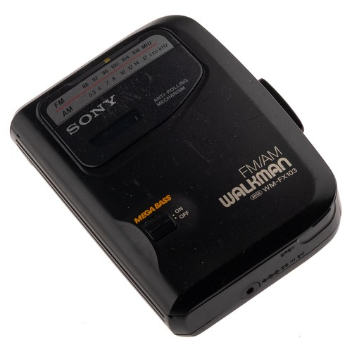 Sony fx103 walkman - wm-fx103, cassette