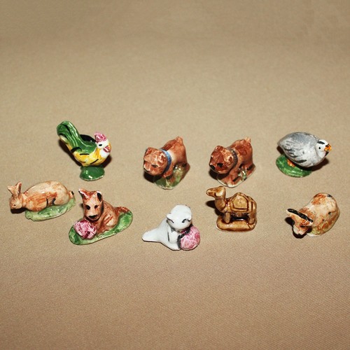 Set fèves en - set, porcelaine