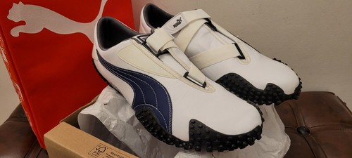 Puma mostro leather white blue - mostro, white/blue