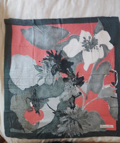 Foulard soie christian dior - soie,