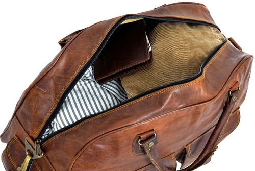 Sac cuir polochon - en,