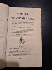 Mémorial de Sainte-Hélène par le Comte de LAS CASES T1 1824