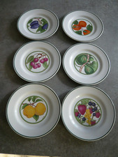 6  ASSIETTES A DESSERT DECOR