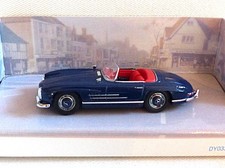 MERCEDES 300SL ROADSTER OPEN TOP BLEU FONCE - CORGI 1/43