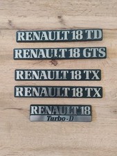 Lot 5 Monogrammes / Logos / Renault 18 / d'époque