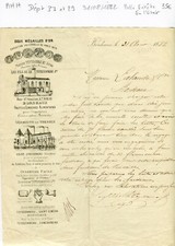 Dépt 33/29- Bordeaux 5 Rue Siméon - Belle Entête d'une Conserverie du 31/08/1882