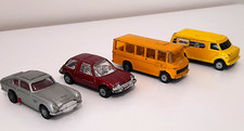 lot de 4 Corgi junior Aston Martin DB6 007 AMC PacerMercedes bus Van Hertz