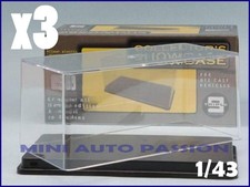 Lot de 3 Boites vitrine -