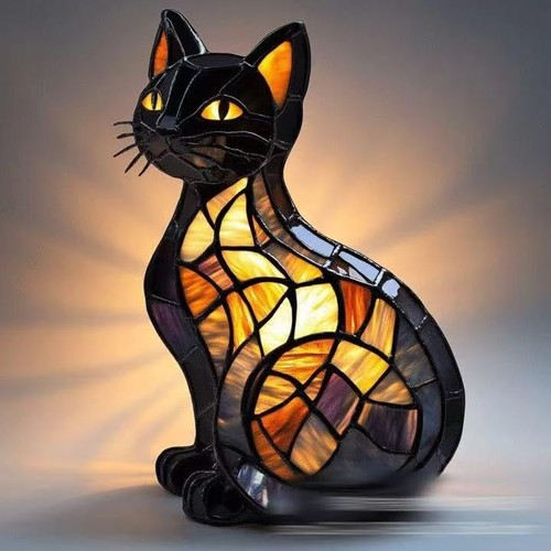 Lampe chat série art - chat,,