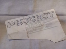 sticker logo monogramme emblème adhésif d'origine PEUGEOT 229 x 22 mm